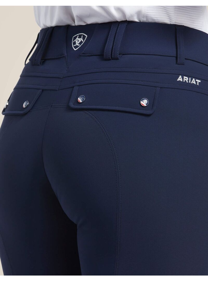 Pantalón Ariat Tri Factor Grip Knee Rodilla Patch Marino - Ariat (2)