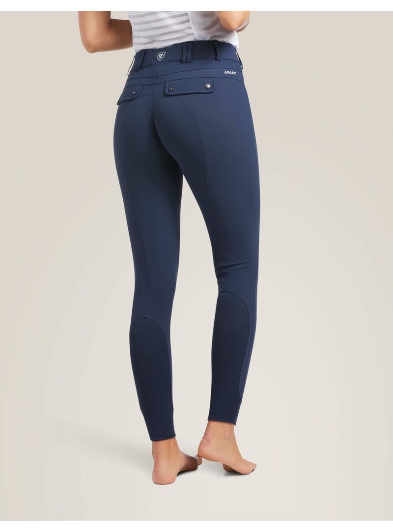 Pantalón Ariat Tri Factor Grip Knee Rodilla Patch Blue Nights (Azul Grisáceo) - Ariat (2)