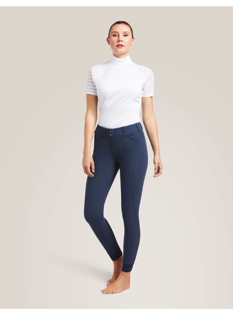 Pantalón Ariat Tri Factor Grip Knee Rodilla Patch Blue Nights (Azul Grisáceo) - Ariat (6)