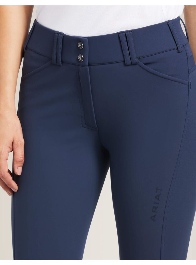 Pantalón Ariat Tri Factor Grip Knee Rodilla Patch Blue Nights (Azul Grisáceo) - Ariat (3)