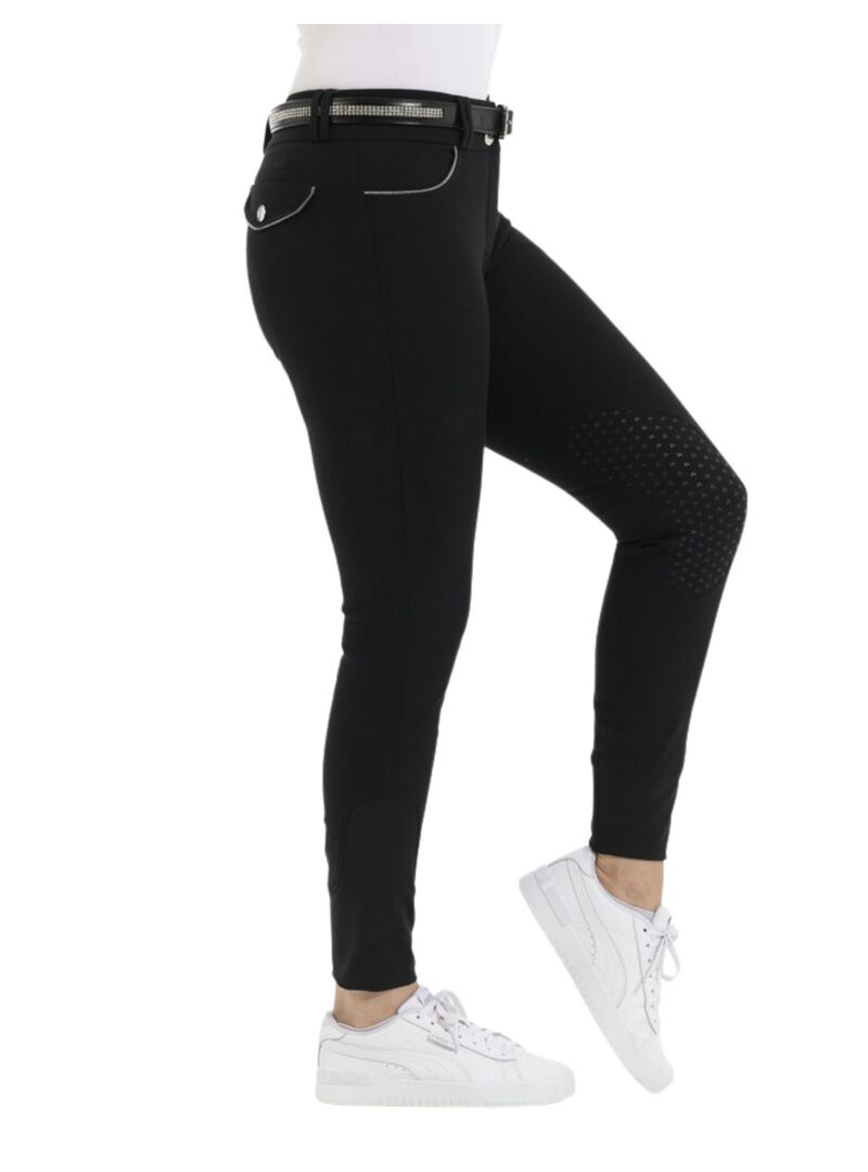 Pantalón Equithème “Belinda” Mujer Negro - Equitheme (2)