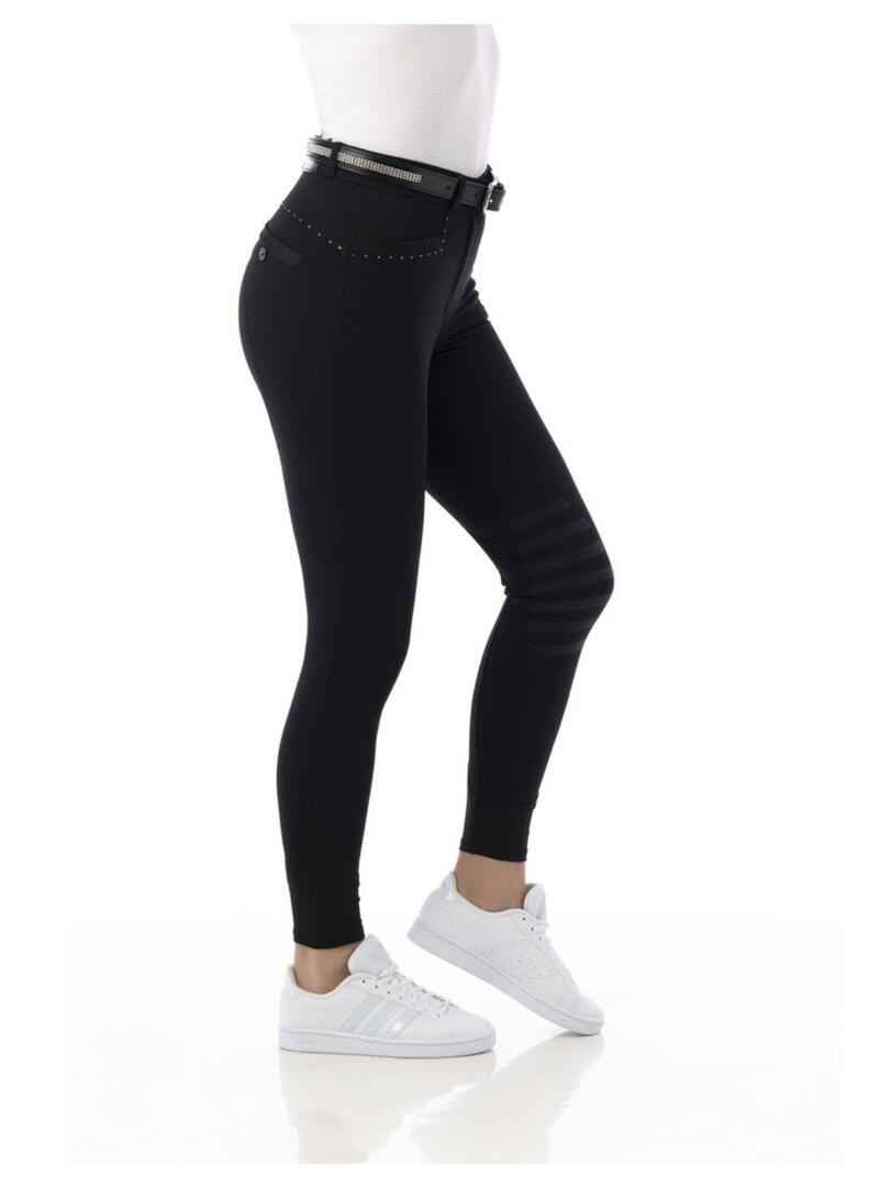 Pantalón Equithème Junior “Safir” Negro/Azul - Equitheme (5)