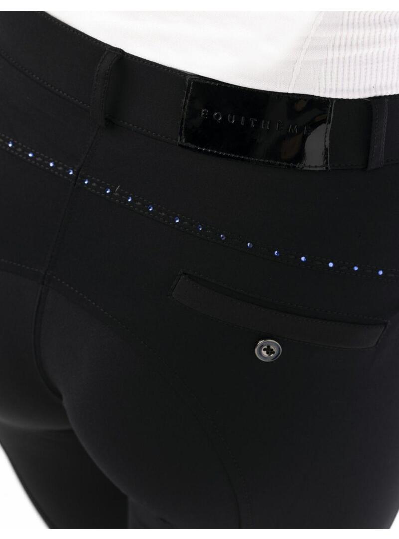 Pantalón Equithème Junior “Safir” Negro/Azul - Equitheme (4)