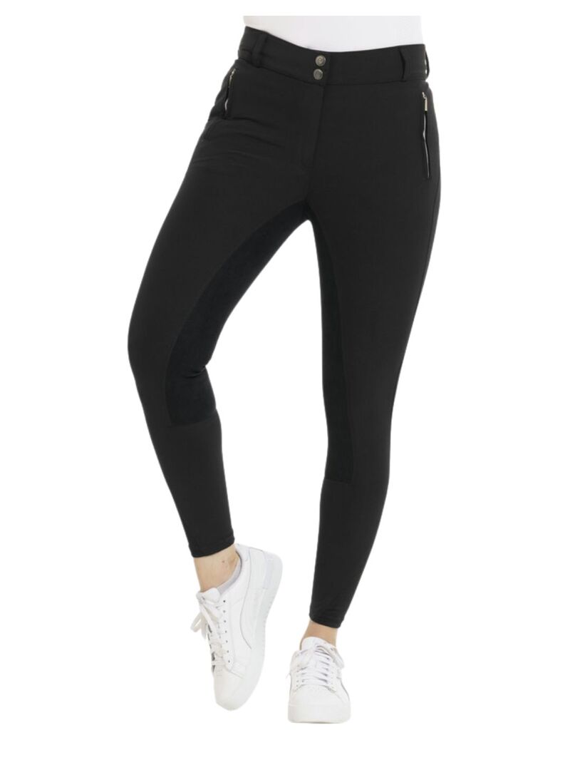 Pantalón Equithème “Nicole” Mujer Negro - Equitheme