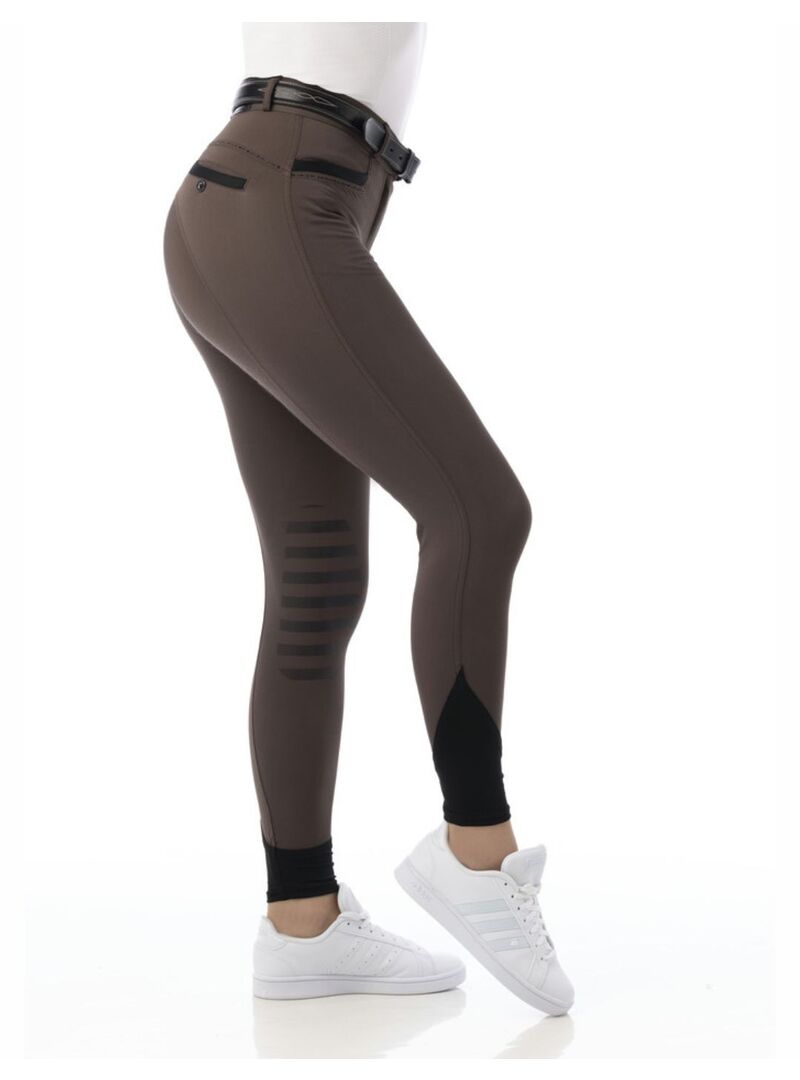 Pantalón Equithème “Safir” Mujer Marrón/Negro - Equitheme