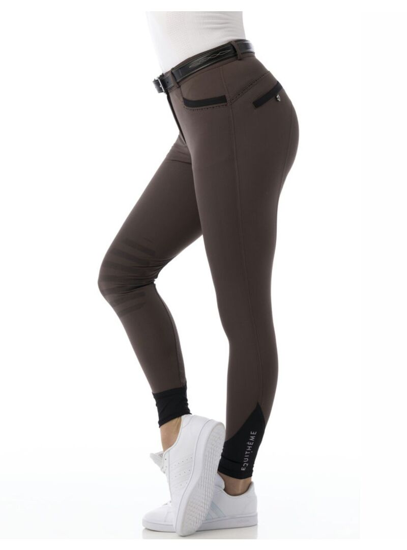 Pantalón Equithème “Safir” Mujer Marrón/Negro - Equitheme (3)