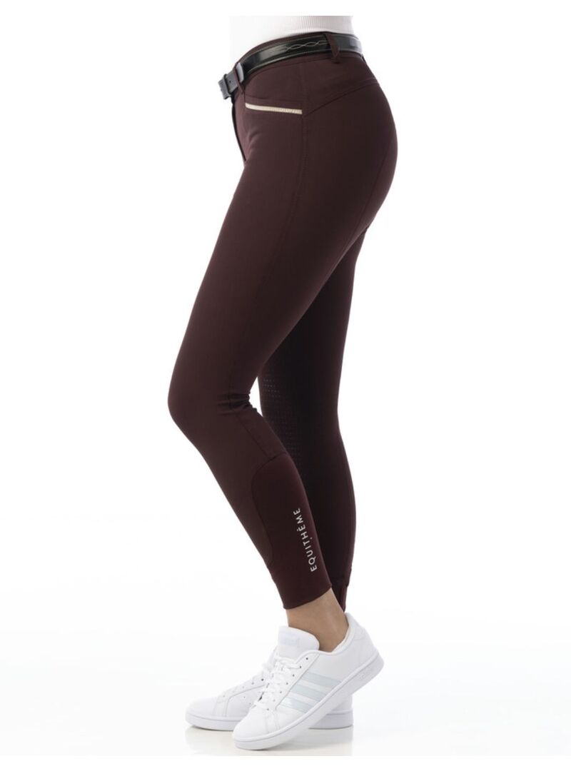 Pantalón Mujer EQUITHÈME 'Gizel' Ciruela - Equitheme