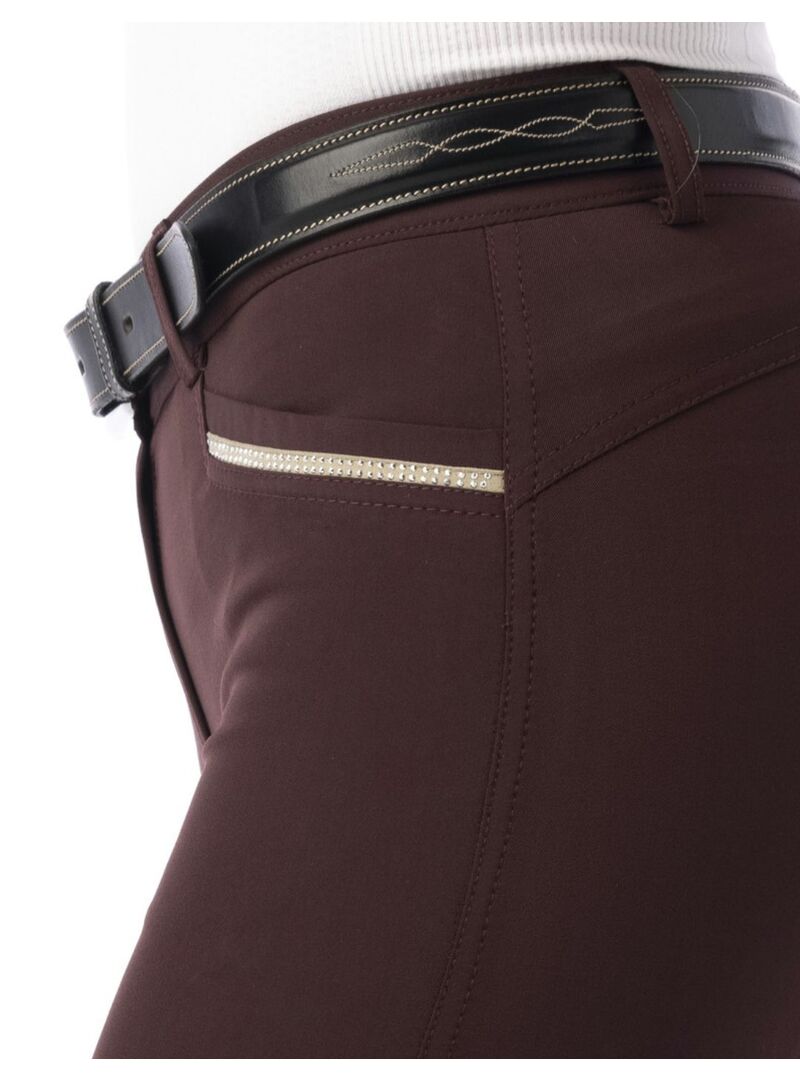 Pantalón Mujer EQUITHÈME 'Gizel' Ciruela - Equitheme (3)