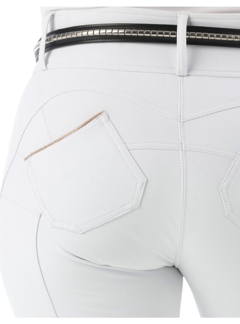 Pantalón Push-Up Equithème “Bella” Mujer Blanco - Equitheme (5)