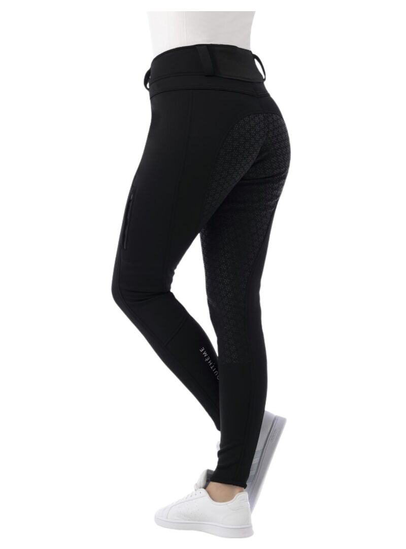 Pantalón Softshell Equithème “Kitzbuhl” con Culera de Silicona Mujer Negro - Equitheme (2)