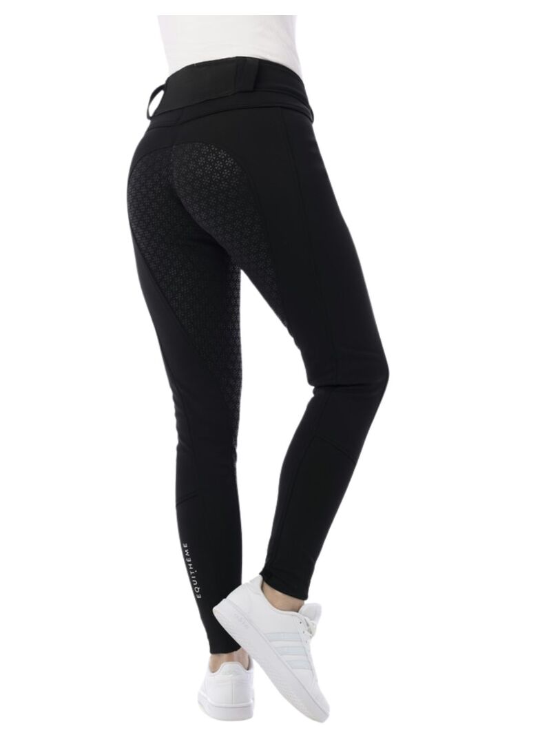 Pantalón Softshell Equithème “Kitzbuhl” con Culera de Silicona Mujer Negro - Equitheme (3)