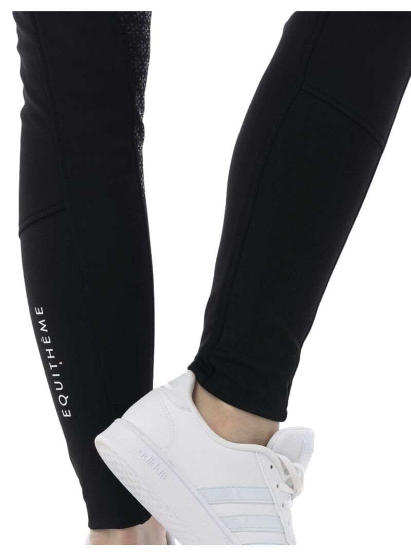 Pantalón Softshell Equithème “Kitzbuhl” con Culera de Silicona Mujer Negro - Equitheme (5)