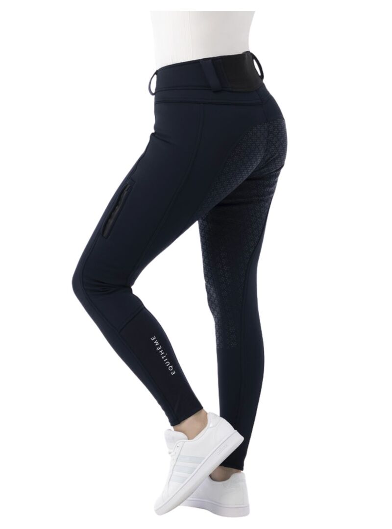 Pantalón Softshell Equithème “Kitzbuhl” con Culera de Silicona Mujer Marino - Equitheme (3)