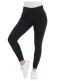 Pantalón Vaquero Equithème “Jena” con Culera de Silicona Mujer Gris - Equitheme