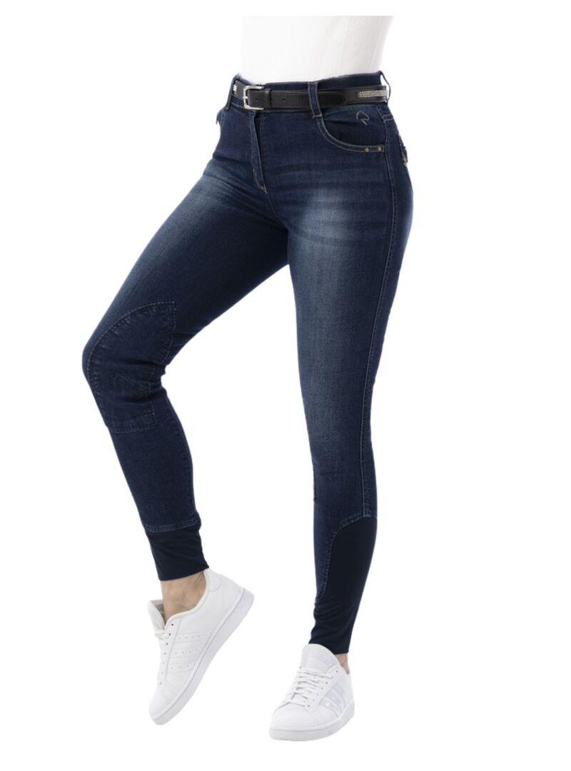 Pantalón Vaquero Equithème “Texas” Mujer Marino - Equitheme