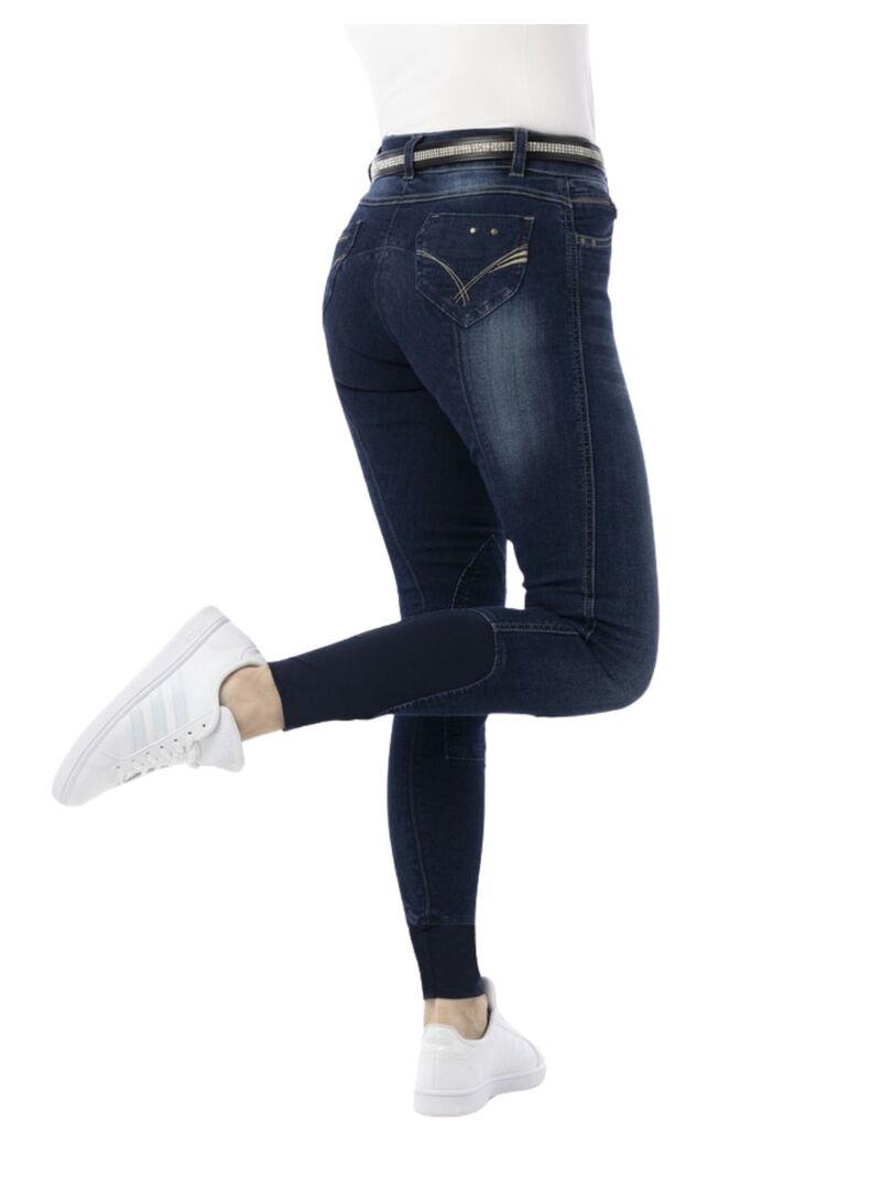 Pantalón Vaquero Equithème “Texas” Mujer Marino - Equitheme (2)