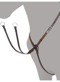 Pechopetral ingles Lexhis elasticos y tijerillas Marron - Lexhis
