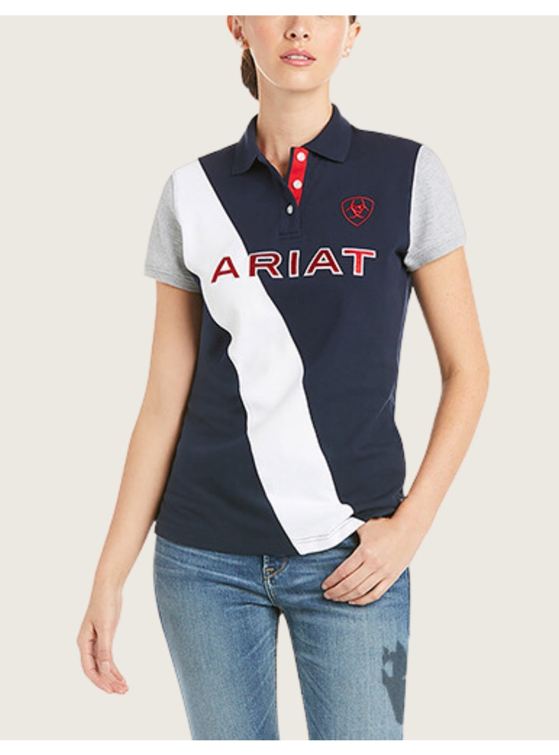 Polo Ariat Taryn Manga Corta Mujer Team - Ariat