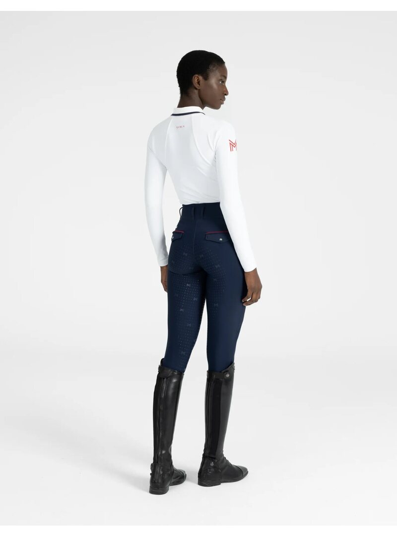 Polo Concept Manga Larga Mujer Blanco - Maximilian (10)