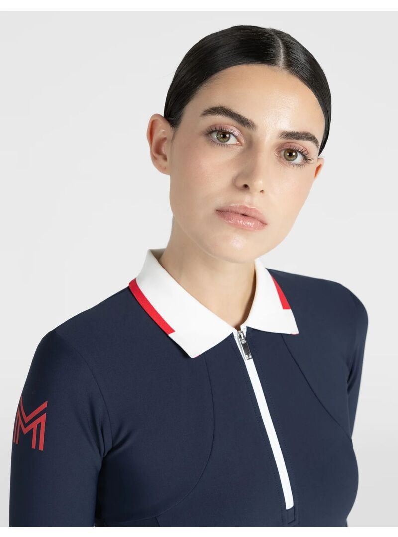Polo Concept Manga Larga Mujer Marino - Maximilian (3)