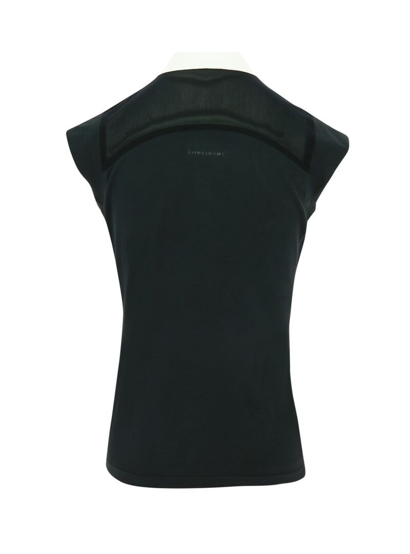 Polo Equithème “Brussels” con Brillantes Mujer Negro - Equitheme (4)