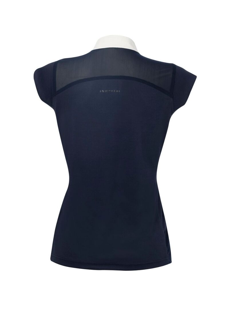 Polo Equithème “Brussels” con Brillantes Mujer Marino - Equitheme (2)