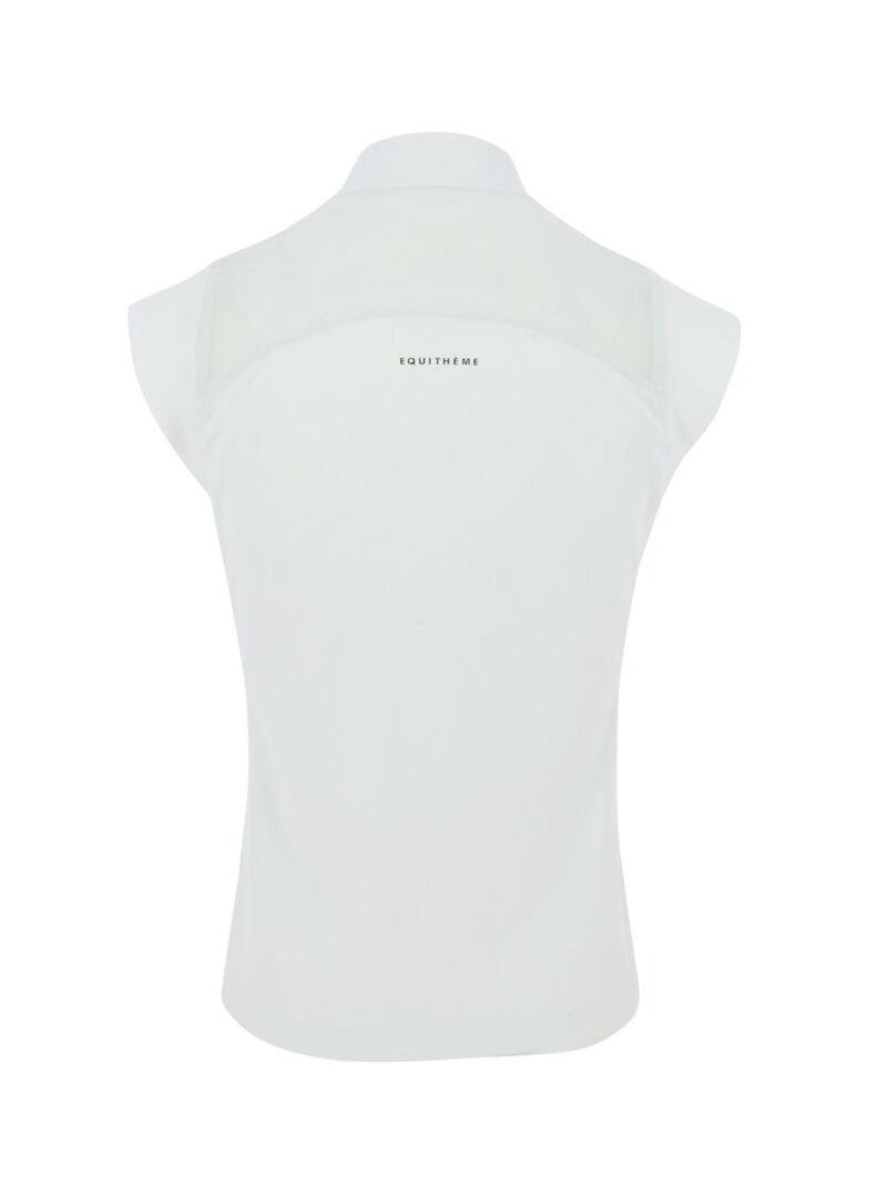 Polo Equithème “Brussels” Mujer Blanco - Equitheme (3)
