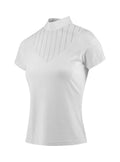 Polo Equithème “Funza” de Manga Corta Mujer Blanco - Equitheme