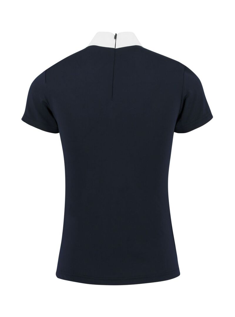 Polo Equithème “Funza” de Manga Corta Mujer Marino - Equitheme (4)