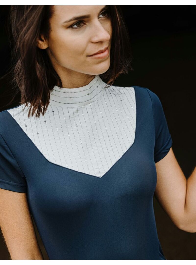 Polo Equithème “Lerma” Mujer Marino - Equitheme (3)