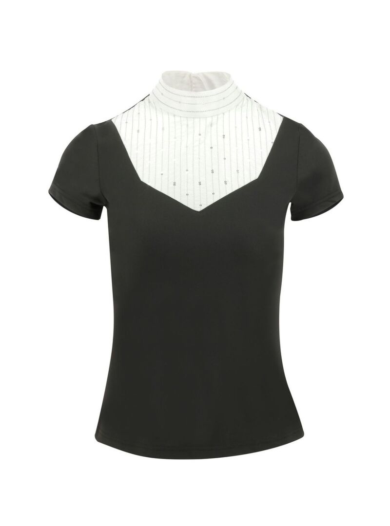 Polo Equithème “Lerma” Mujer Negro - Equitheme