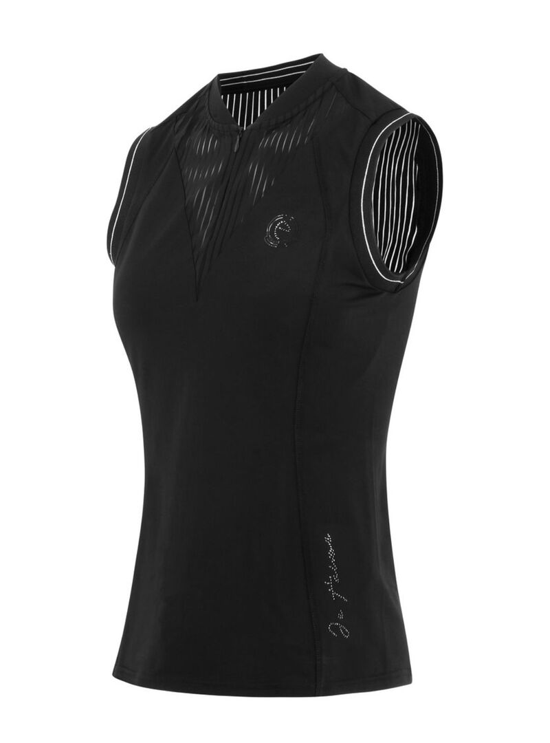 Polo Equithème “Margot” Mujer Negro - Equitheme
