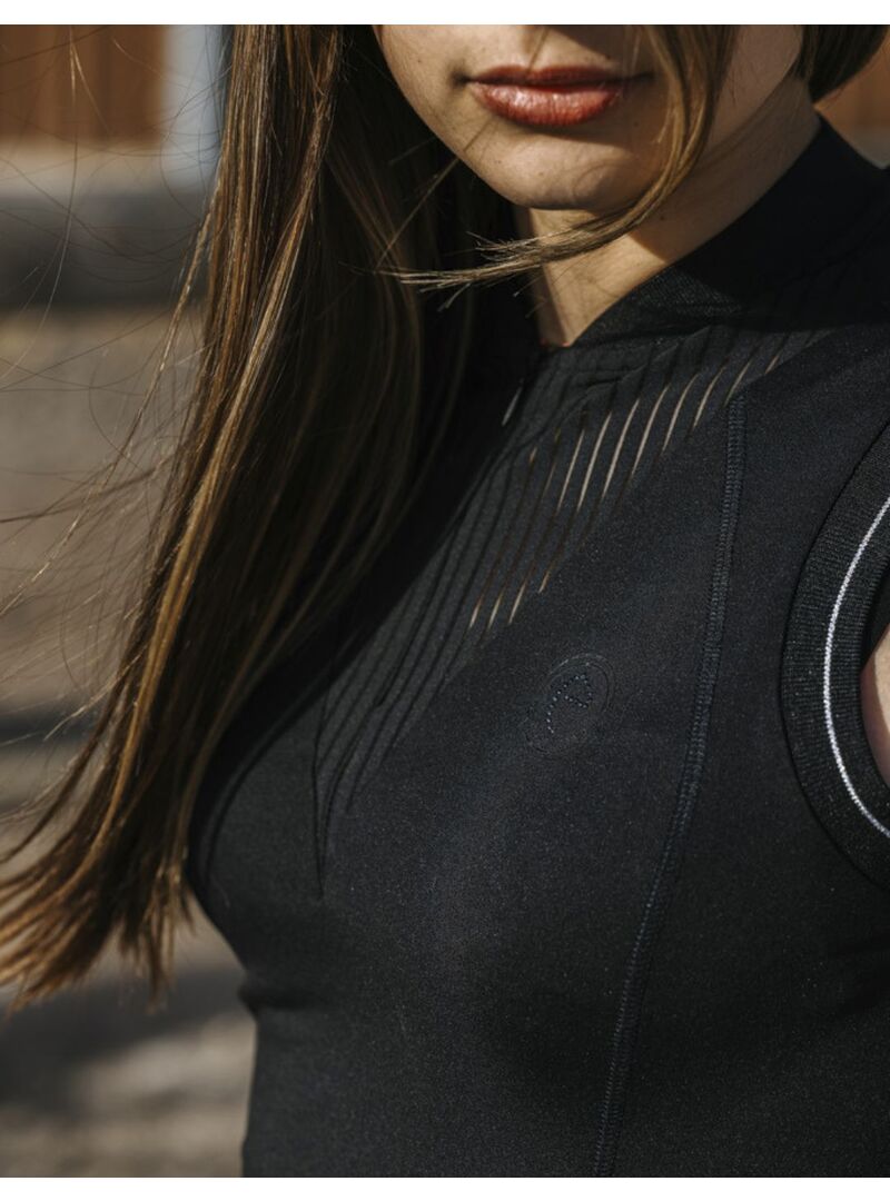 Polo Equithème “Margot” Mujer Negro - Equitheme (4)