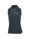Polo Equithème sin mangas “Sarah” Mujer Marino - Equitheme