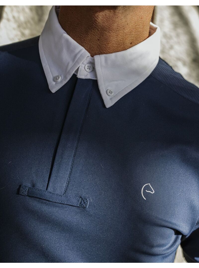 Polo Equithème “Wellington” Hombre Marino - Equitheme (6)