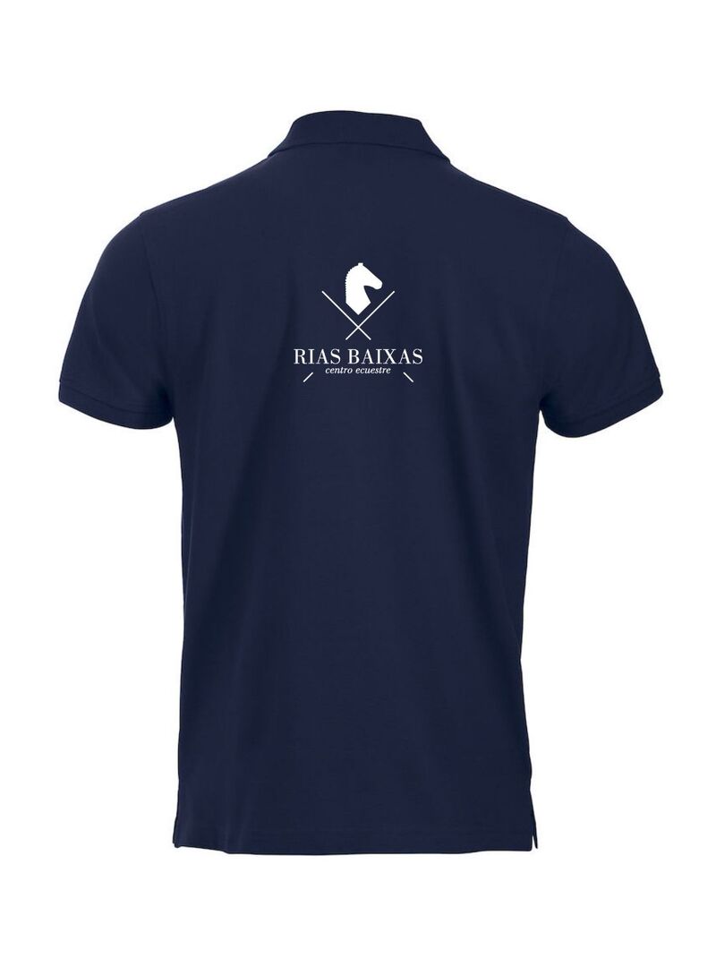 Polo Hombre con logo trasero Rías Baixas Marino - Tuxe Clubs (2)