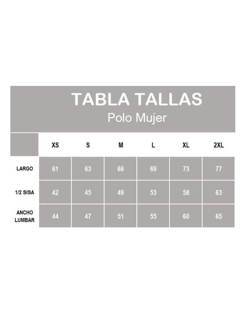 Polo Mujer Rías Baixas Blanco - Tuxe Clubs (4)