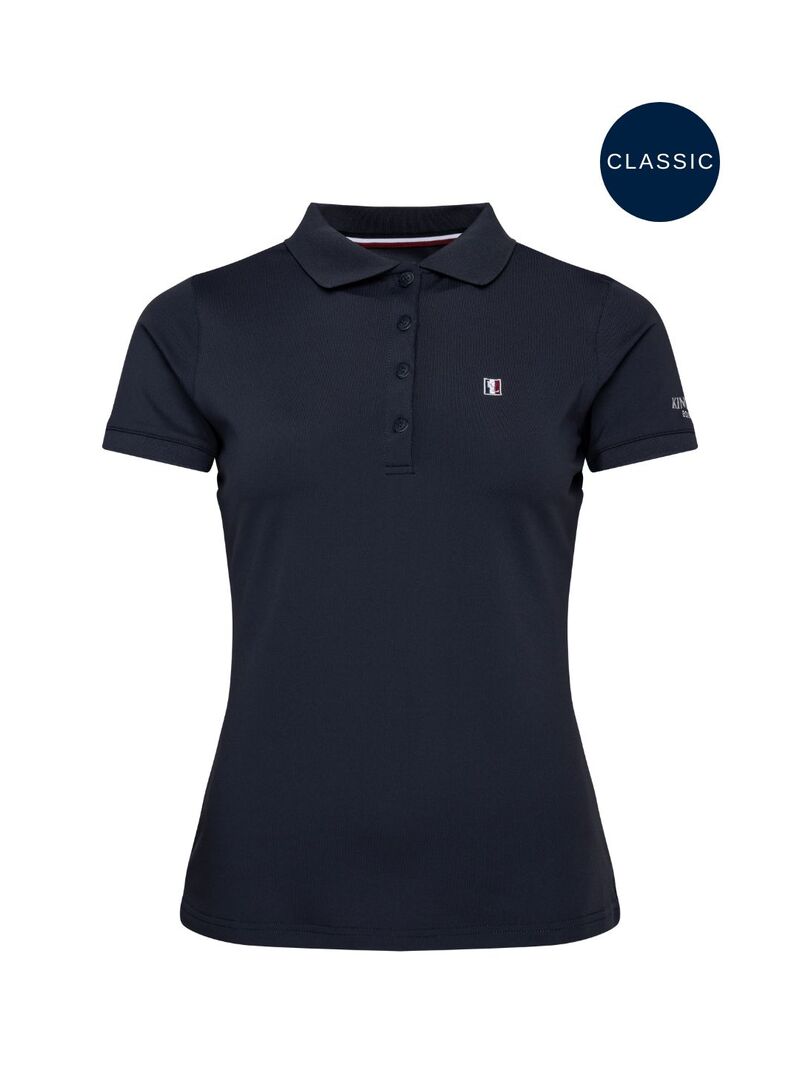 Polo Piqué Mujer Kingsland Classic Marino - Kingsland