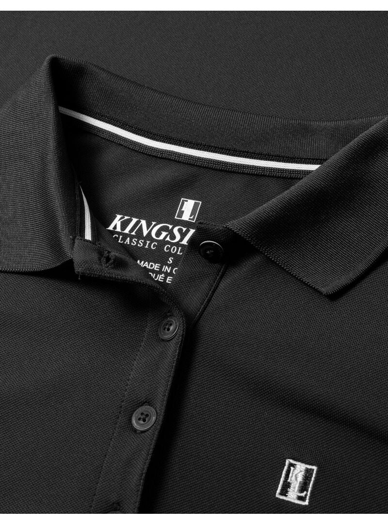 Polo Piqué Mujer Kingsland Classic Negro - Kingsland (2)