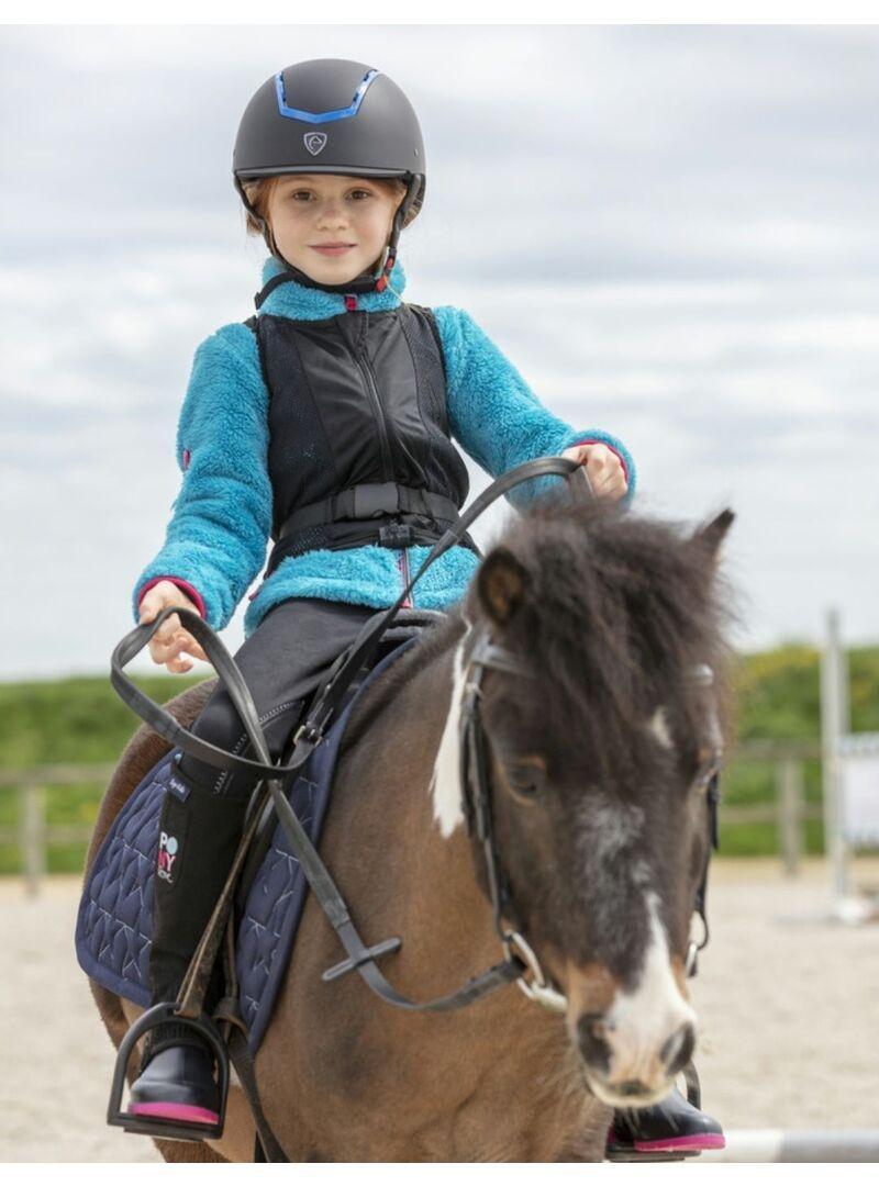 Protección Dorsal Equithème “Mesh” Adulto Negro - Equitheme (3)