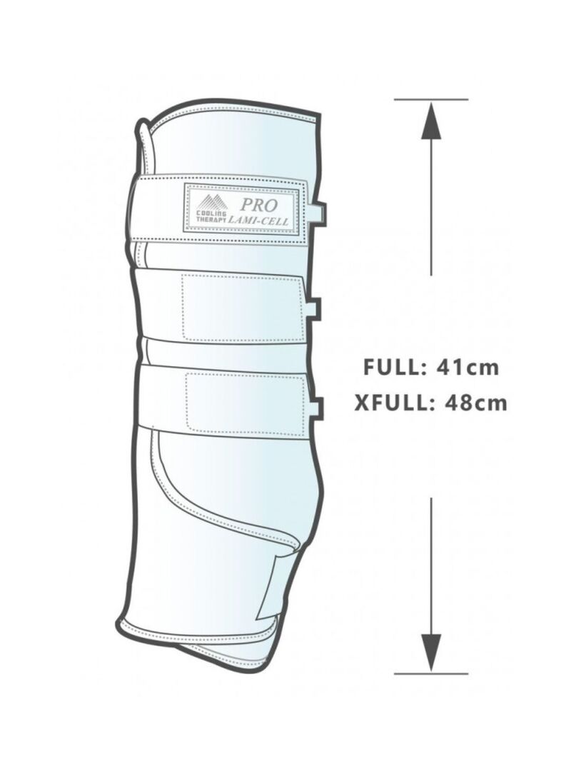 Protectores de Descanso Lami-Cell “Ice Boots” Negro/Azul - Lami-cell (4)