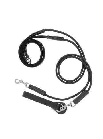 Riendas alemanas de lona/cuerda NORTON PRO Negro - Norton