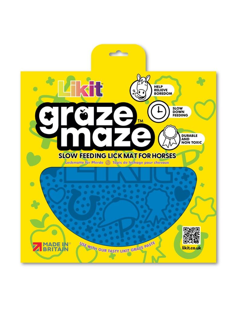 Tapete Para Lamer Likit Graze Maze Azul - Likit (4)