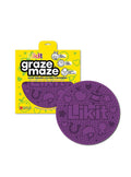 Tapete Para Lamer Likit Graze Maze Violeta - Likit