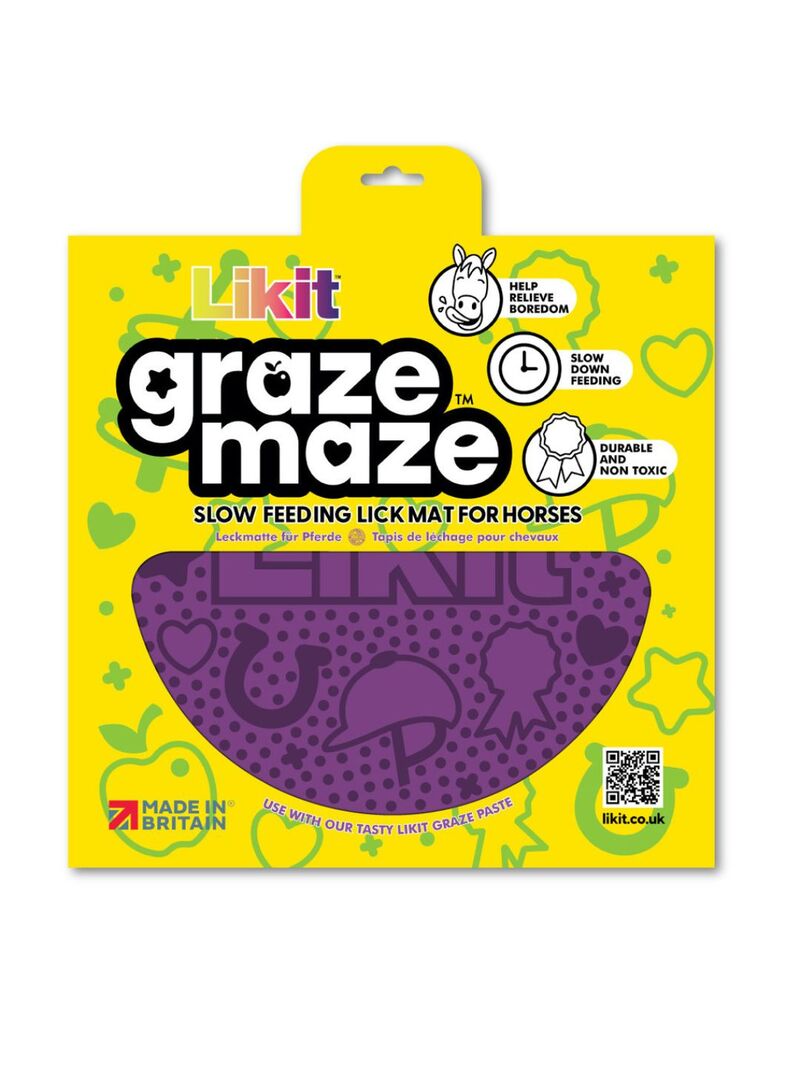 Tapete Para Lamer Likit Graze Maze Violeta - Likit (4)