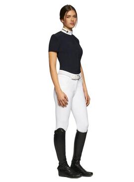 Polo Concurso R-Evo Mujer Cavalleria Toscana Azul Marino