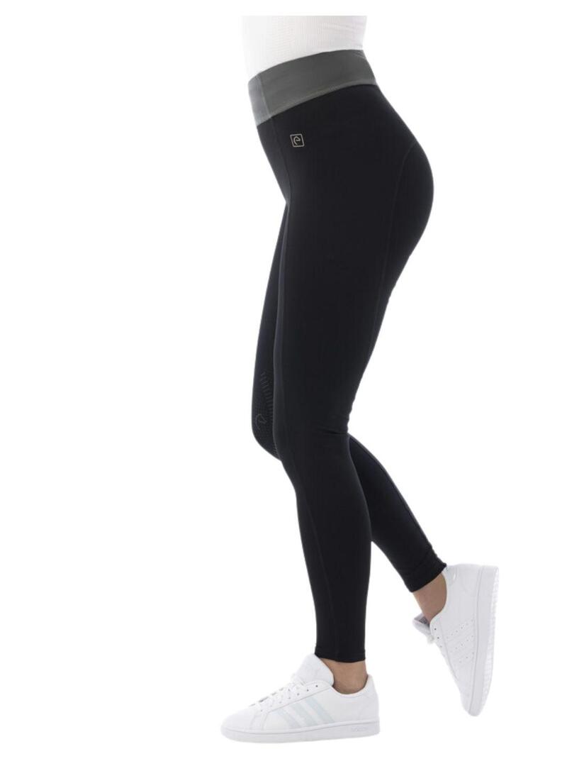 Mallas Pull-on Mujer EQUITHÈME 'Tea' Negro