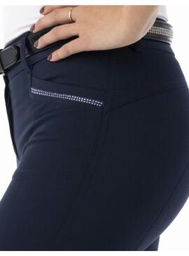 Pantalón Mujer EQUITHÈME 'Gizel' Azul Marino