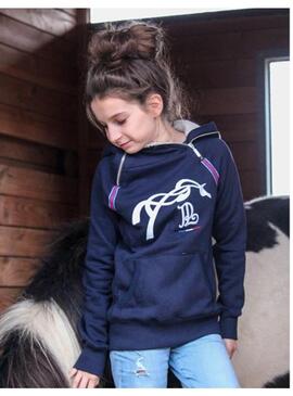 Sudadera Mujer PENELOPE 'Double Zip' Marino