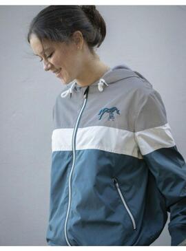 Cortavientos Penelope “Celecce” Pato Azul